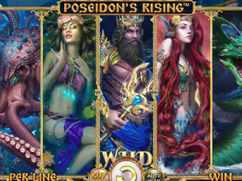 Một vài biểu tượng thưởng trong slot game Poseidon Rising 